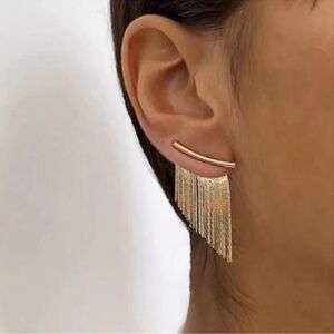 14K gold plated earrings new